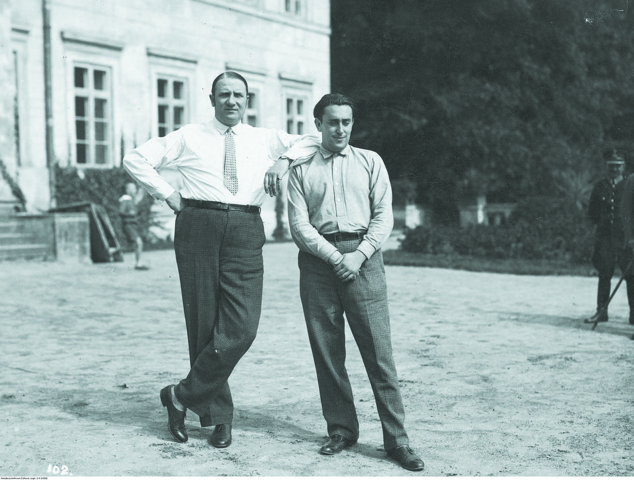  <p>1928 Na planie filmowym &bdquo;Przedwiośnia&rdquo;: Władysław Walter i reżyser Michał Waszyński</p>