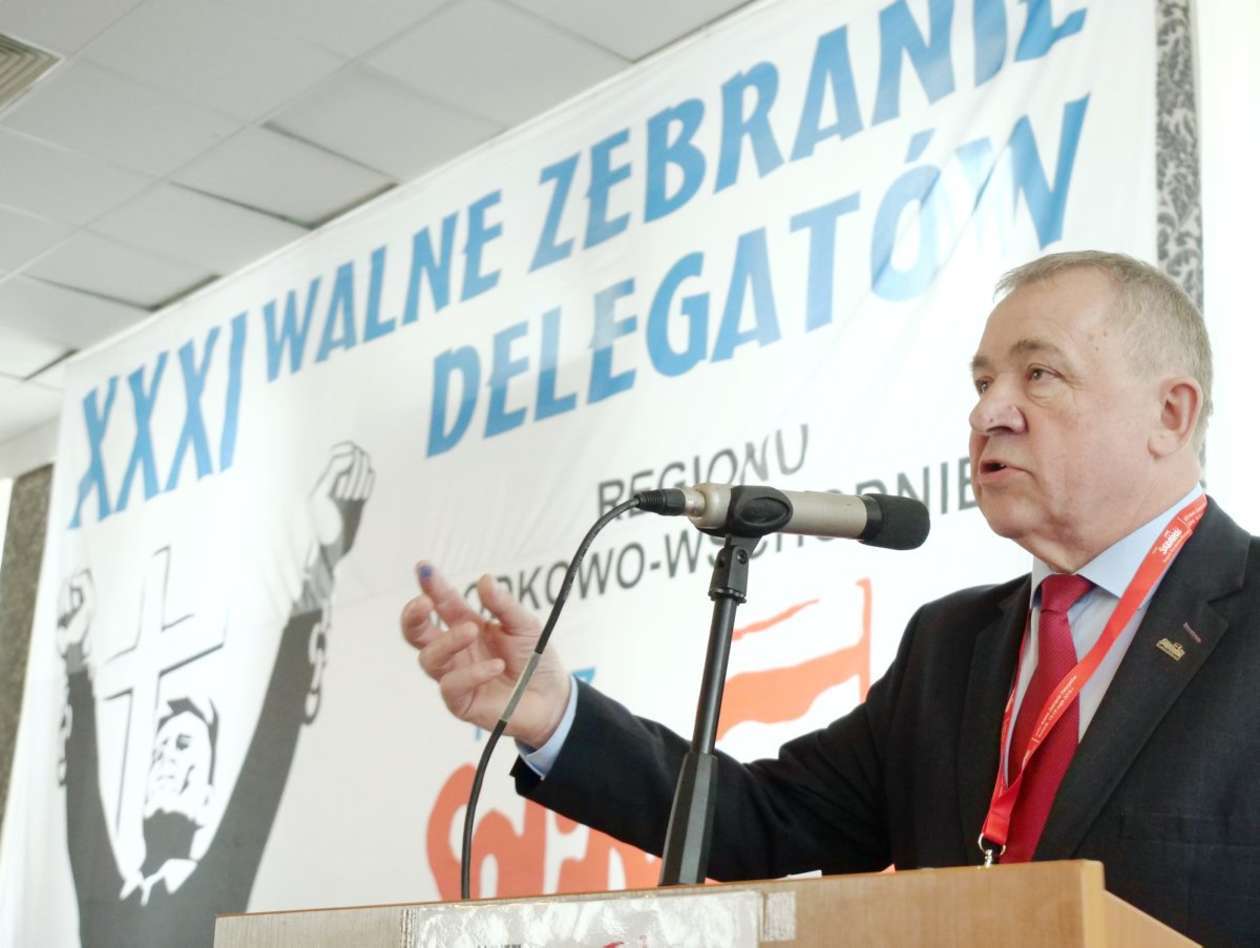  XXXI Walne zebranie delegatów NSZZ Solidarność naszego regionu  - Autor: Maciej Kaczanowski