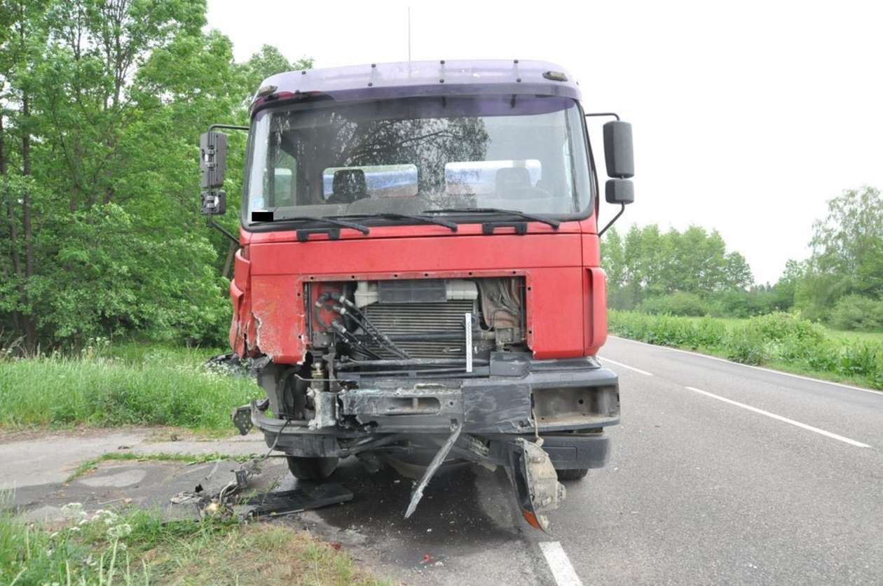  Wypadek koło Janowa Podlaskiego  - Autor: policja