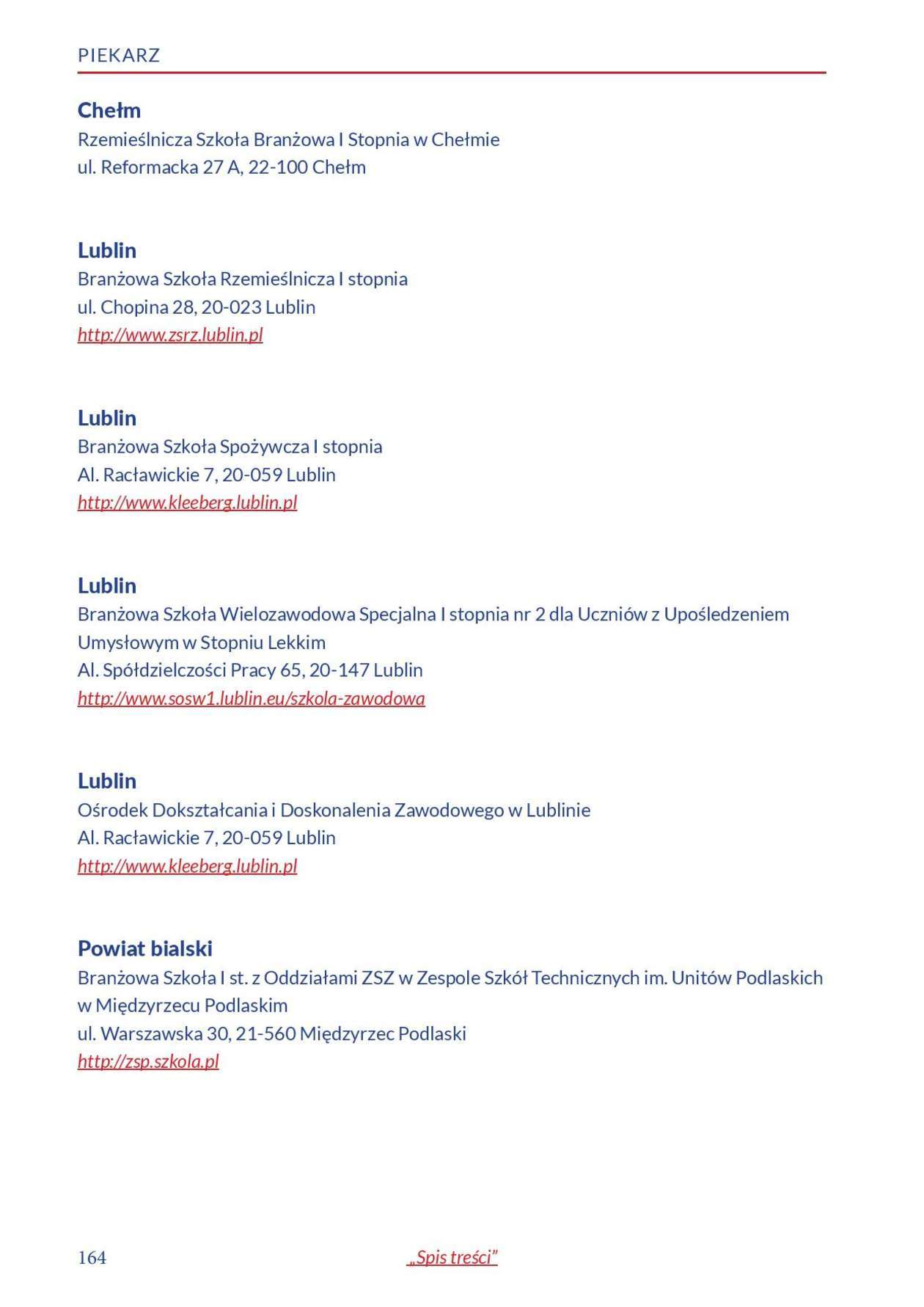  Informator o zawodach 2018/2019 w woj. lubelskim. Część 1 (zdjęcie 162) - Autor: Kuratorium Oświaty w Lublinie