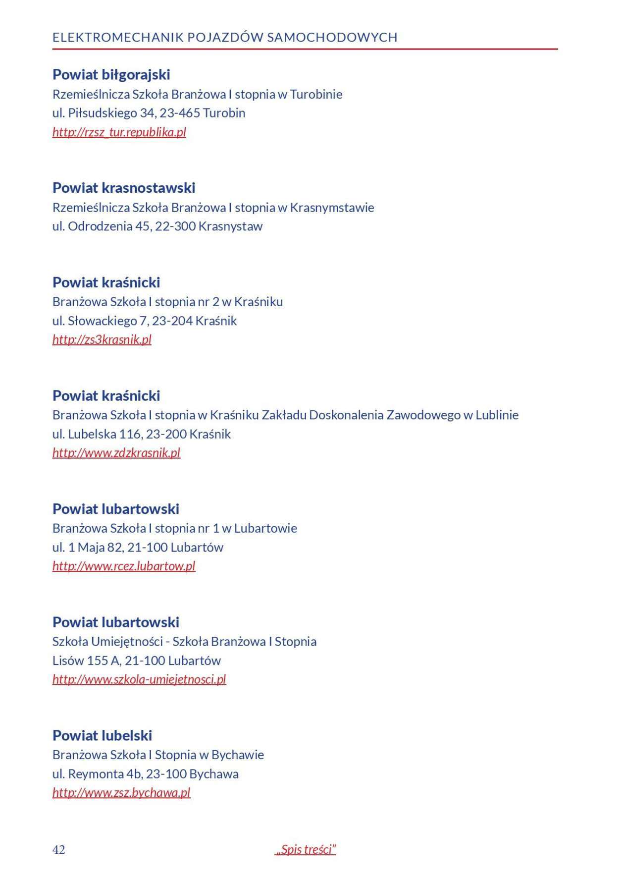  Informator o zawodach 2018/2019 w woj. lubelskim. Część 1 (zdjęcie 40) - Autor: Kuratorium Oświaty w Lublinie