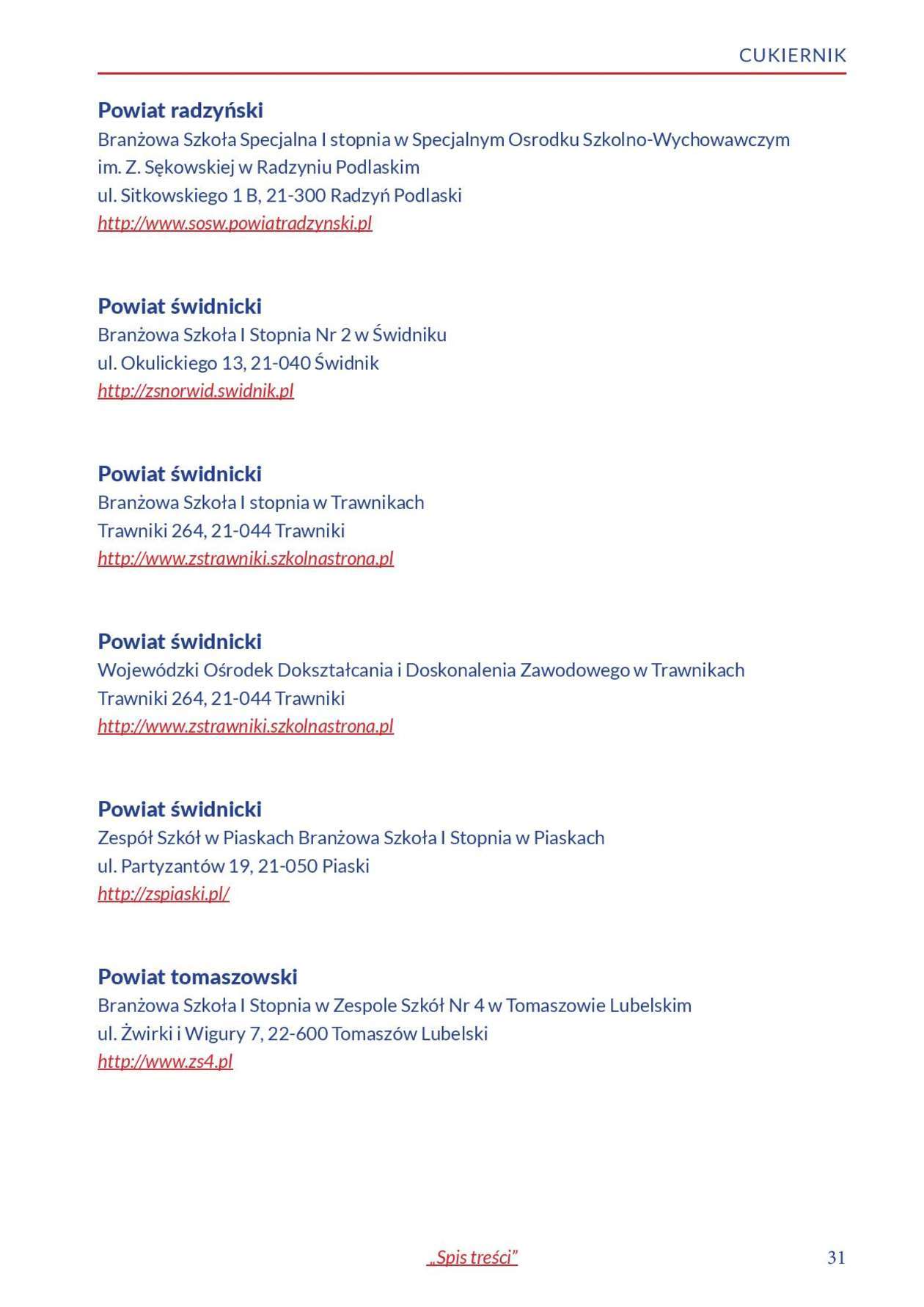  Informator o zawodach 2018/2019 w woj. lubelskim. Część 1 (zdjęcie 29) - Autor: Kuratorium Oświaty w Lublinie