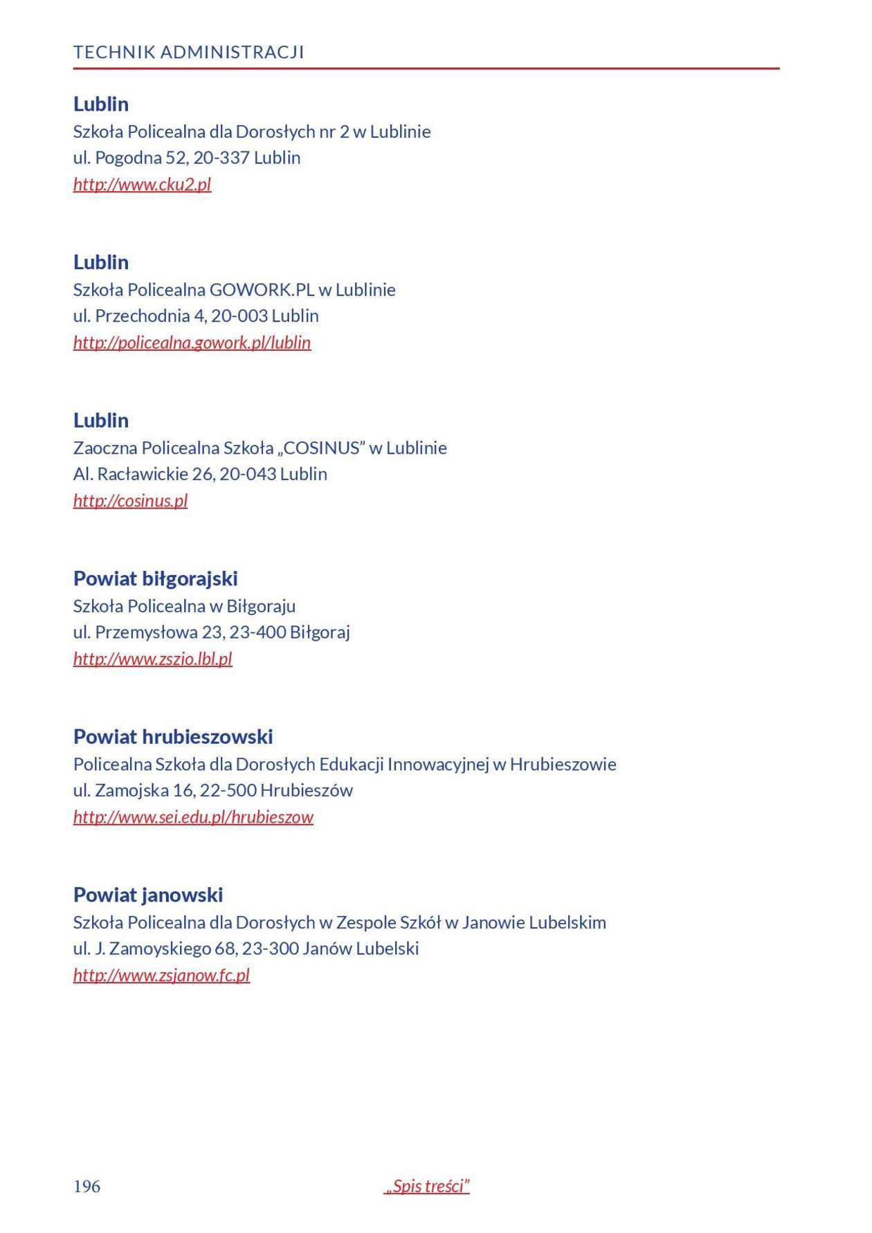  Informator o zawodach 2018/2019 w woj. lubelskim. Część 1 (zdjęcie 194) - Autor: Kuratorium Oświaty w Lublinie