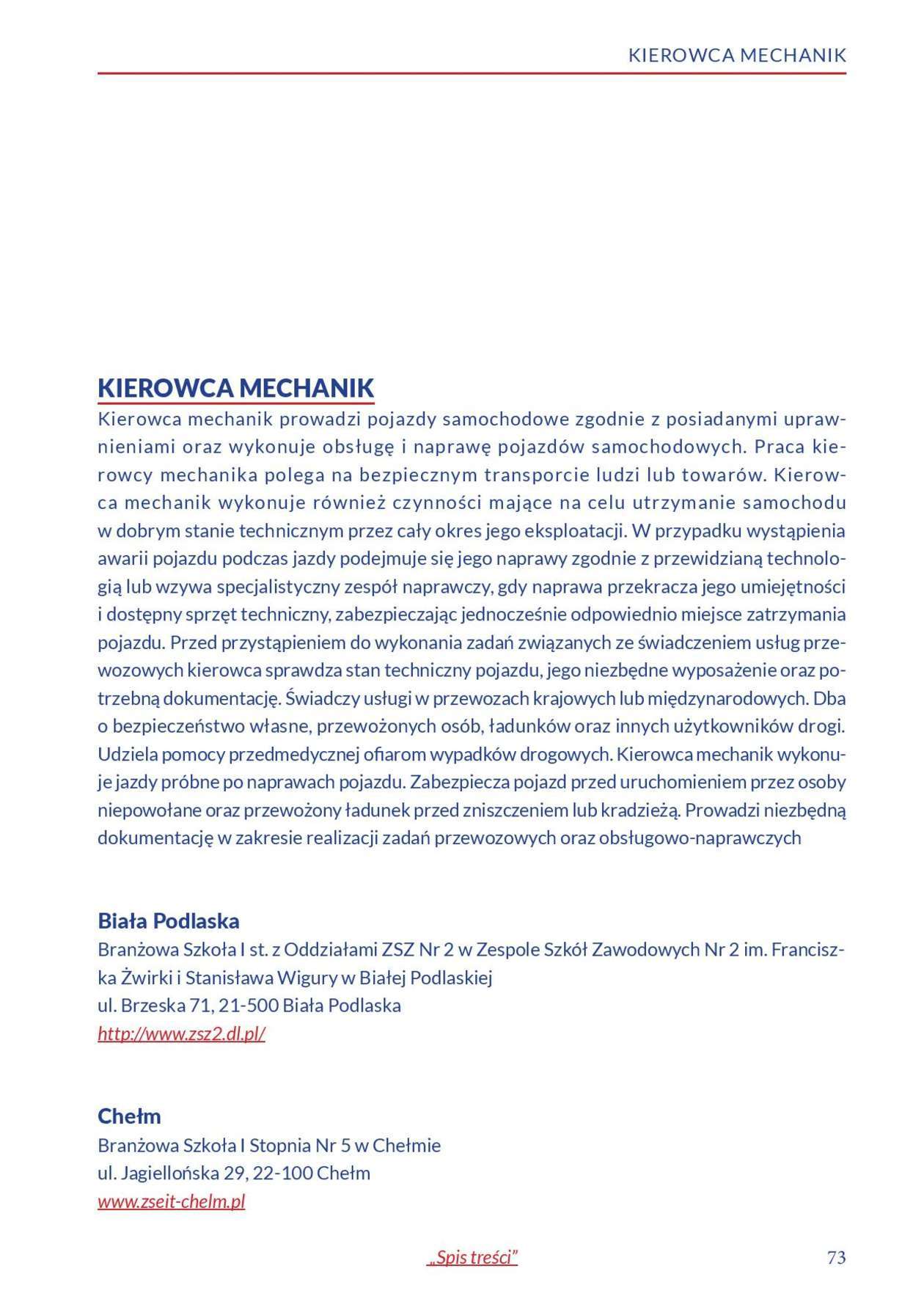  Informator o zawodach 2018/2019 w woj. lubelskim. Część 1 (zdjęcie 71) - Autor: Kuratorium Oświaty w Lublinie