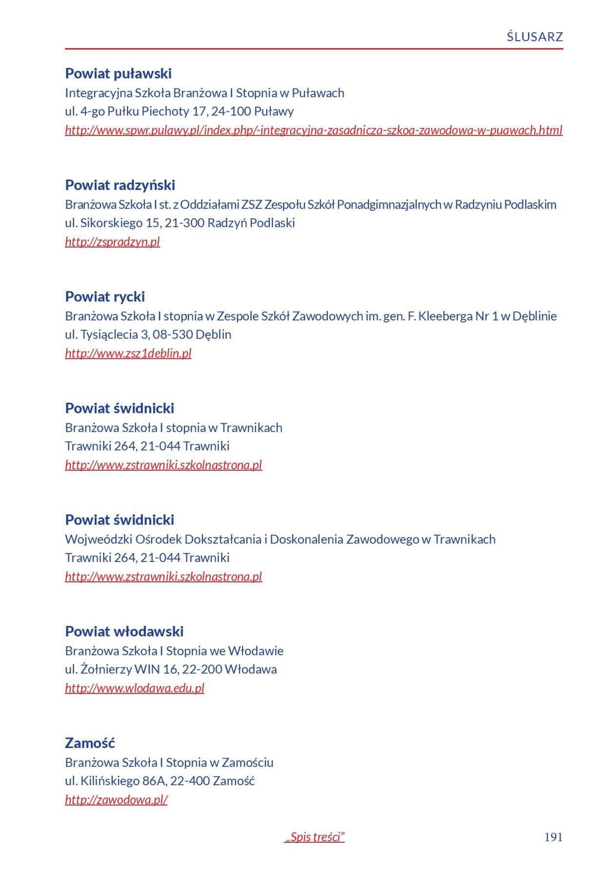  Informator o zawodach 2018/2019 w woj. lubelskim. Część 1 (zdjęcie 189) - Autor: Kuratorium Oświaty w Lublinie