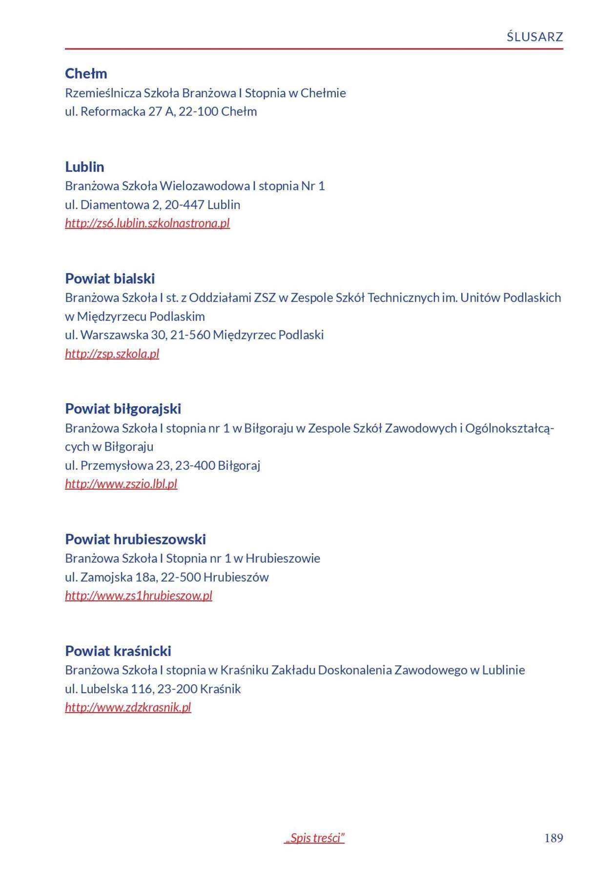  Informator o zawodach 2018/2019 w woj. lubelskim. Część 1 (zdjęcie 187) - Autor: Kuratorium Oświaty w Lublinie