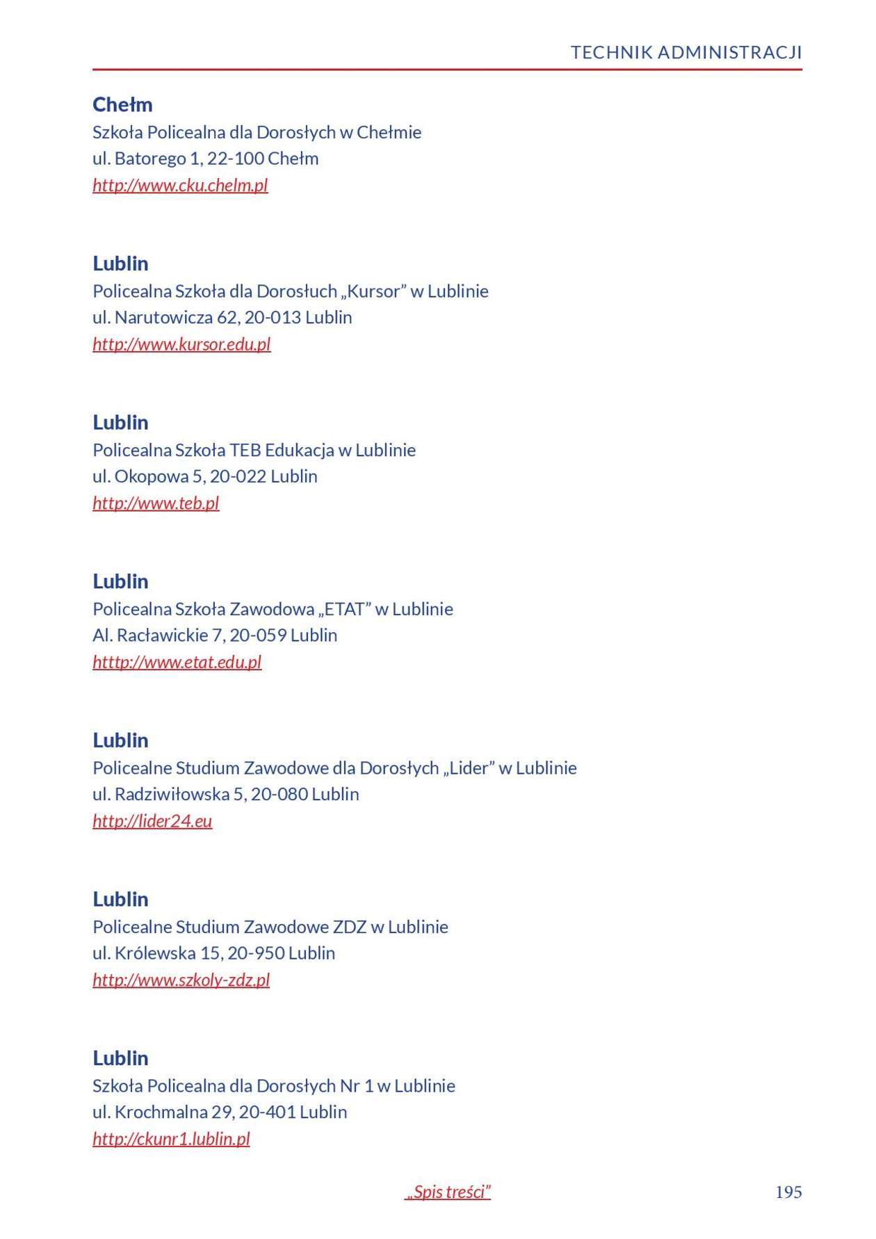  Informator o zawodach 2018/2019 w woj. lubelskim. Część 1 (zdjęcie 193) - Autor: Kuratorium Oświaty w Lublinie