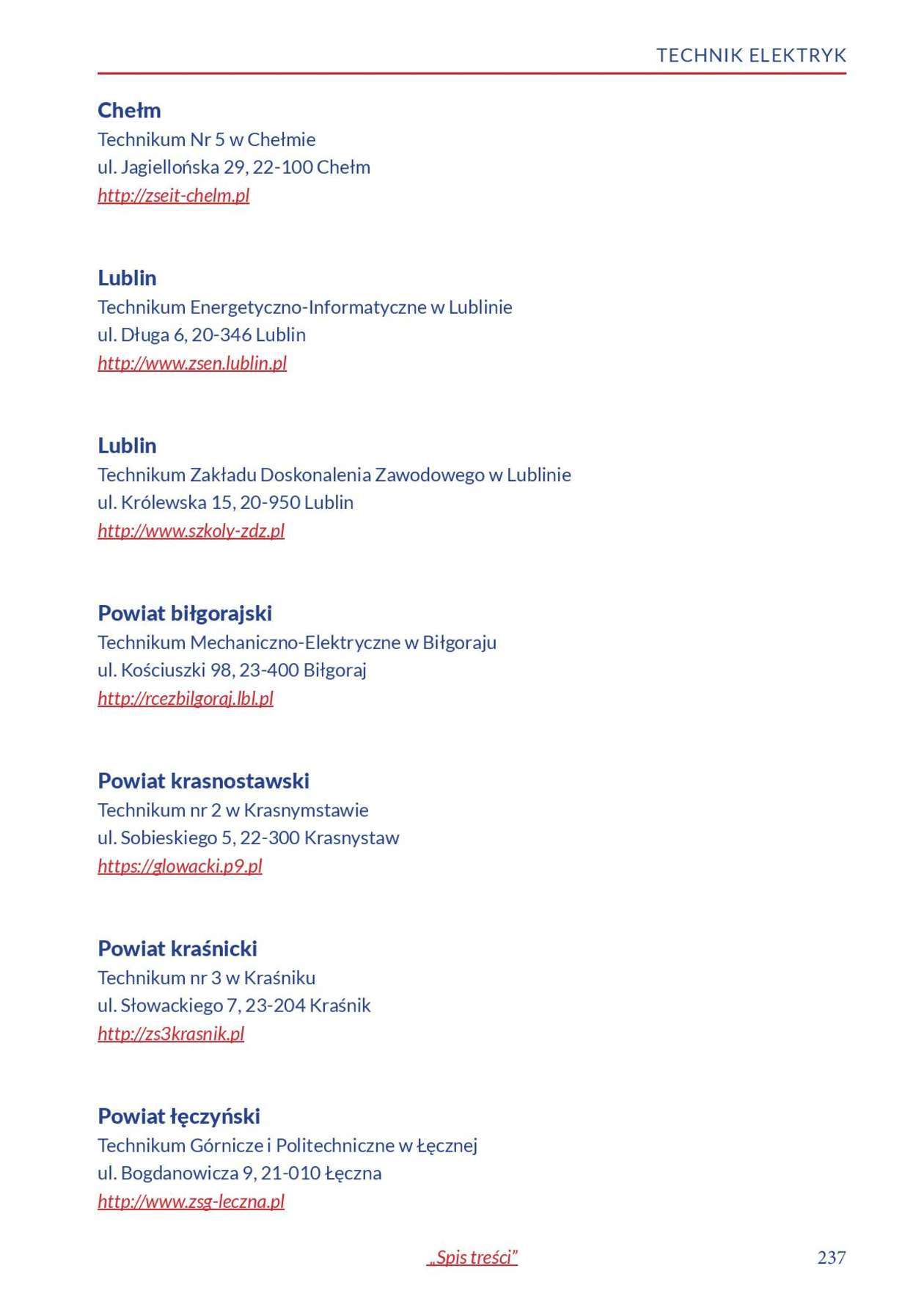  Informator o zawodach 2018/2019 w woj. lubelskim. Część 2 (zdjęcie 38) - Autor: Kuratorium Oświaty w Lublinie