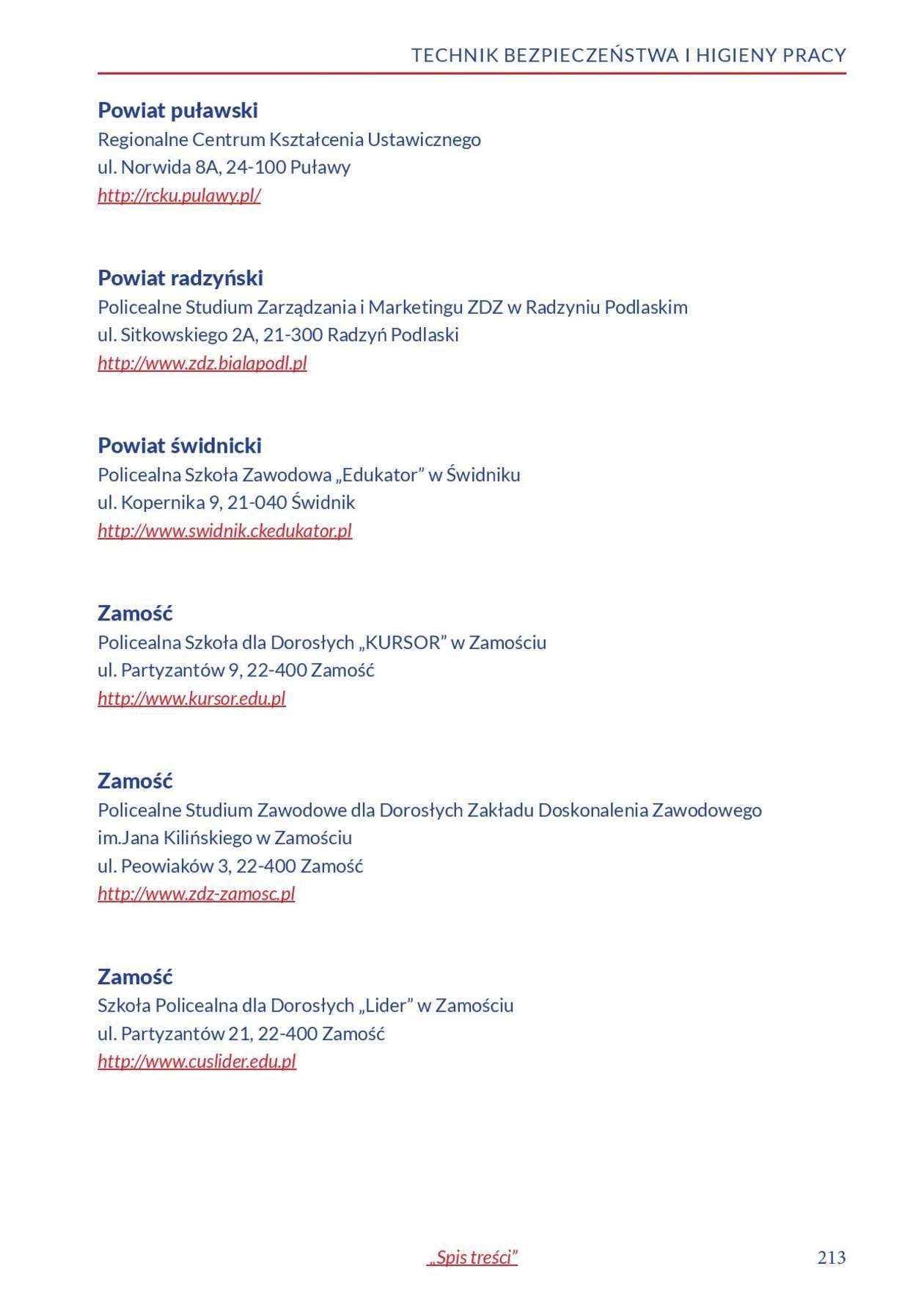  Informator o zawodach 2018/2019 w woj. lubelskim. Część 2 (zdjęcie 14) - Autor: Kuratorium Oświaty w Lublinie