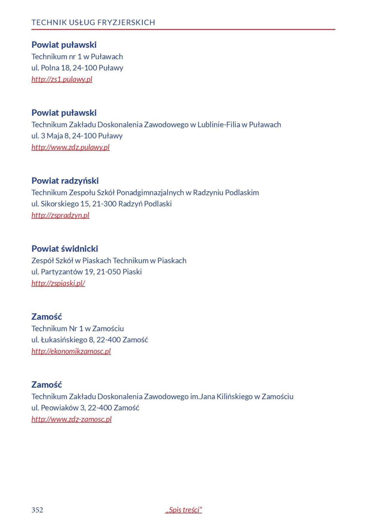  Informator o zawodach 2018/2019 w woj. lubelskim. Część 2 (zdjęcie 153) - Autor: Kuratorium Oświaty w Lublinie