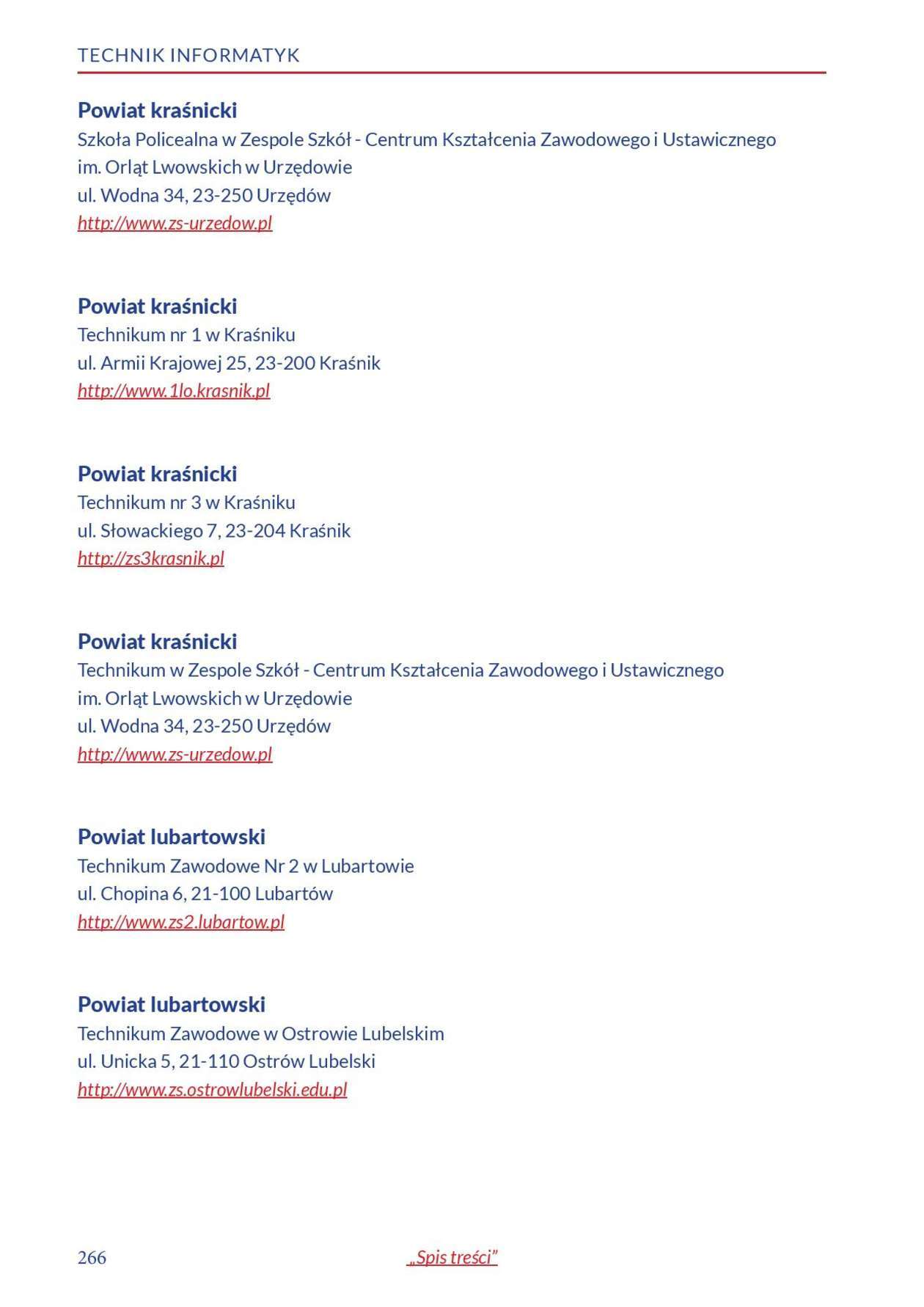  Informator o zawodach 2018/2019 w woj. lubelskim. Część 2 (zdjęcie 67) - Autor: Kuratorium Oświaty w Lublinie