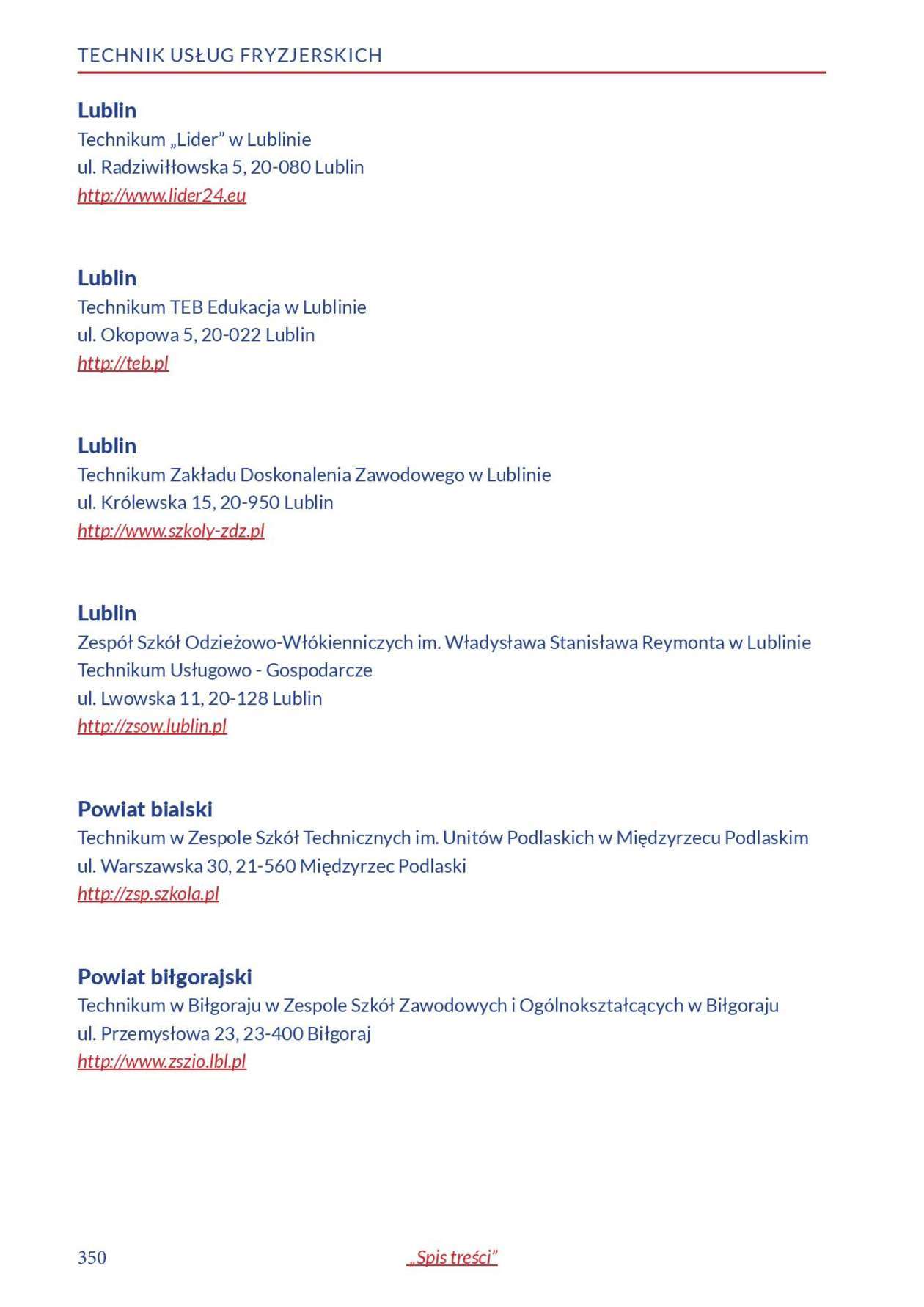  Informator o zawodach 2018/2019 w woj. lubelskim. Część 2 (zdjęcie 151) - Autor: Kuratorium Oświaty w Lublinie