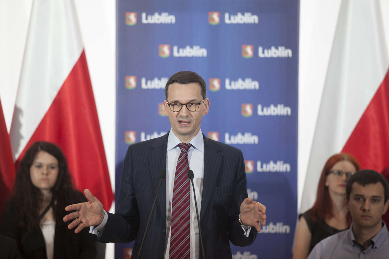 Spotkanie z premierem  Mateuszem Morawieckim w Lublinie (zdjęcie 3) - Autor: Jacek Szydłowski
