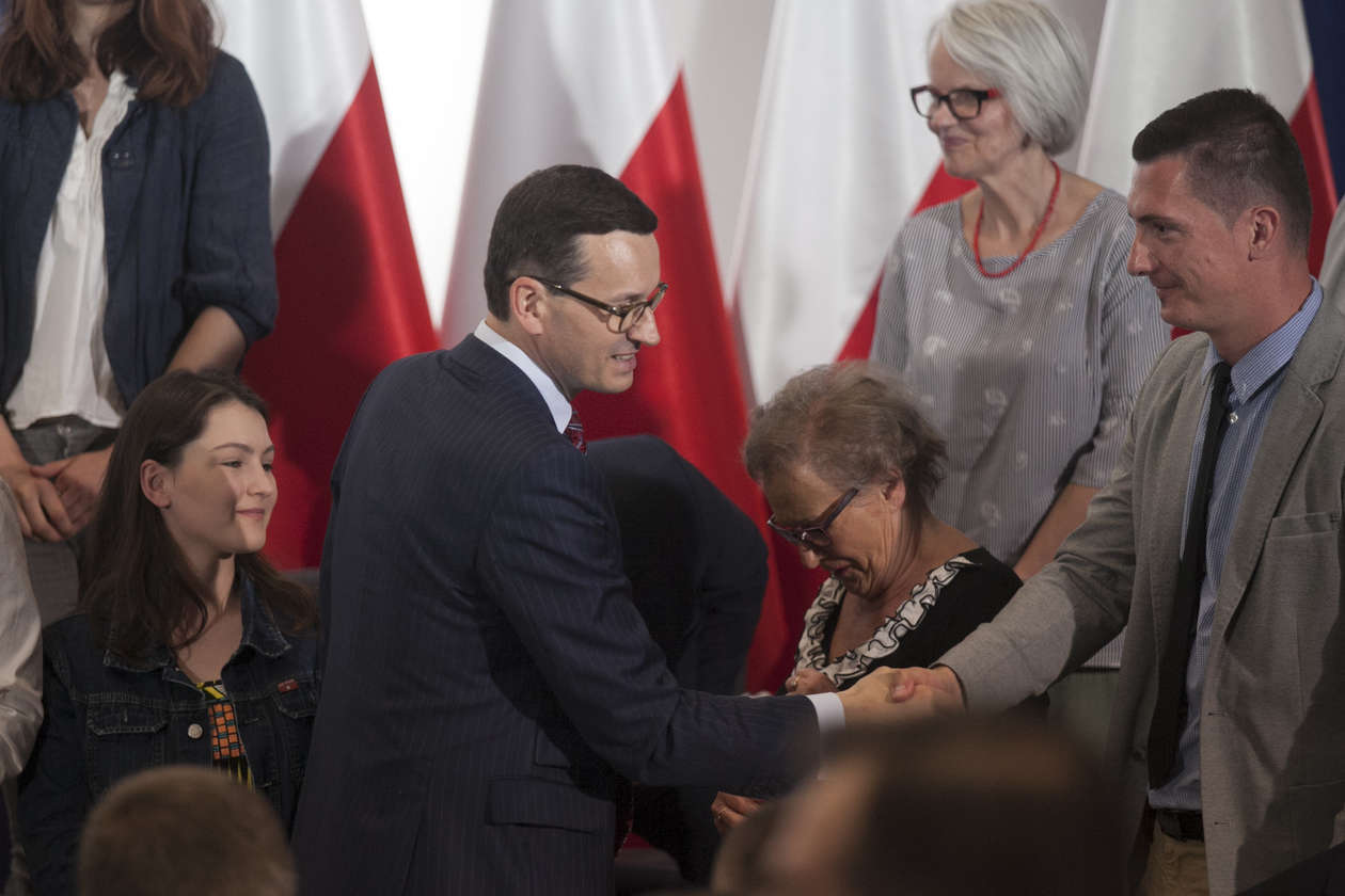  Spotkanie z premierem  Mateuszem Morawieckim w Lublinie (zdjęcie 14) - Autor: Jacek Szydłowski