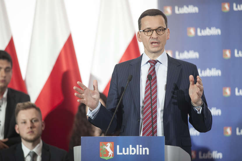 Spotkanie z premierem  Mateuszem Morawieckim w Lublinie - Autor: Jacek Szydłowski