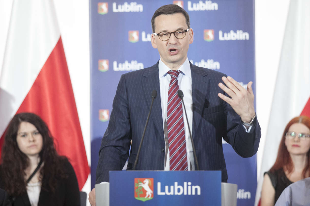  Spotkanie z premierem  Mateuszem Morawieckim w Lublinie (zdjęcie 6) - Autor: Jacek Szydłowski