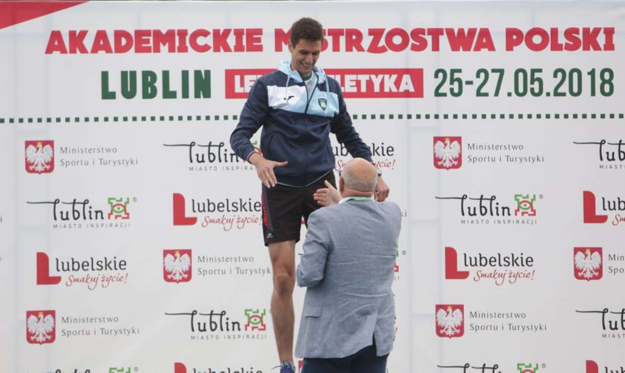  Otwarcie Akademickich Mistrzostw Polski w lekkiej atletyce w Lublinie (zdjęcie 45) - Autor: Wojciech Nieśpiałowski