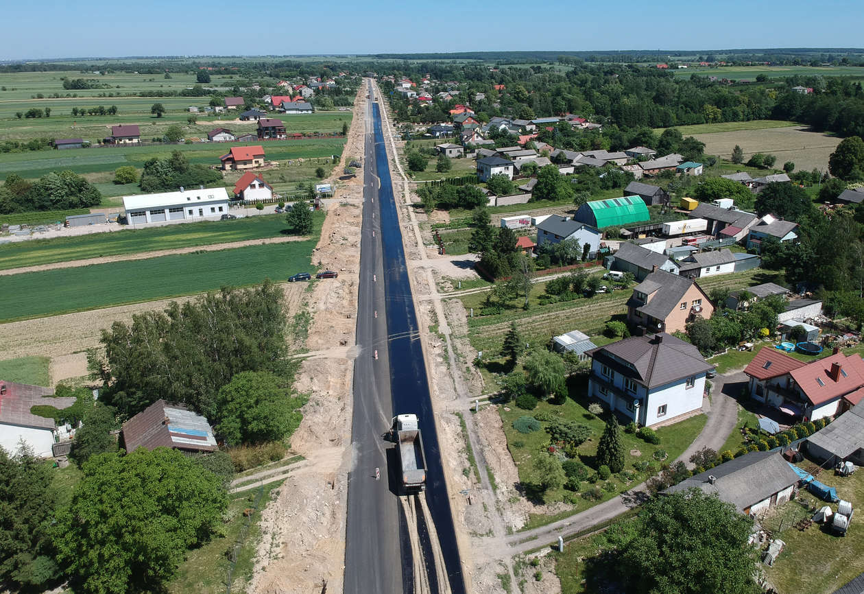  Przebudowa drogi W835 na odcinku Lublin-Piotrków (zdjęcie 13) - Autor: Łukasz Minkiewicz
