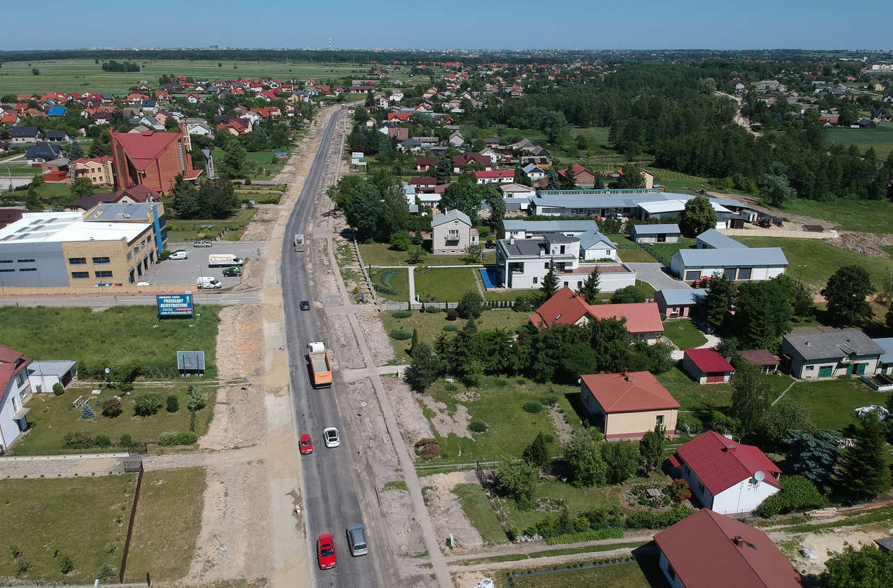  Przebudowa drogi W835 na odcinku Lublin-Piotrków (zdjęcie 4) - Autor: Łukasz Minkiewicz