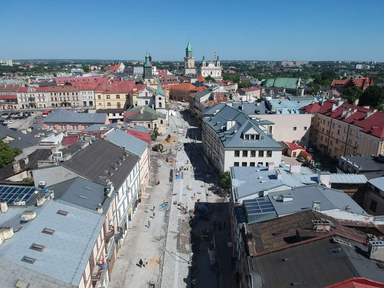 Przebudowa deptaka w Lublinie