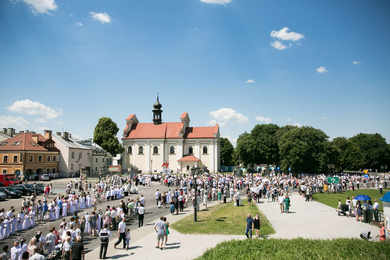 Procesja Bożego Ciała na Starym Mieście w Zamościu