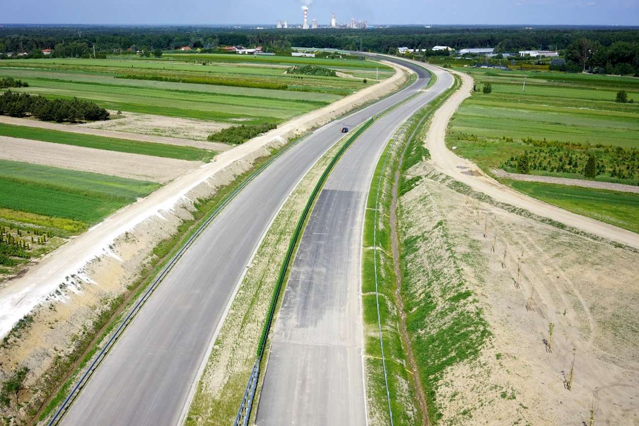  Budowa obwodnicy Puław, z drona (zdjęcie 26) - Autor: mat. wykonawcy