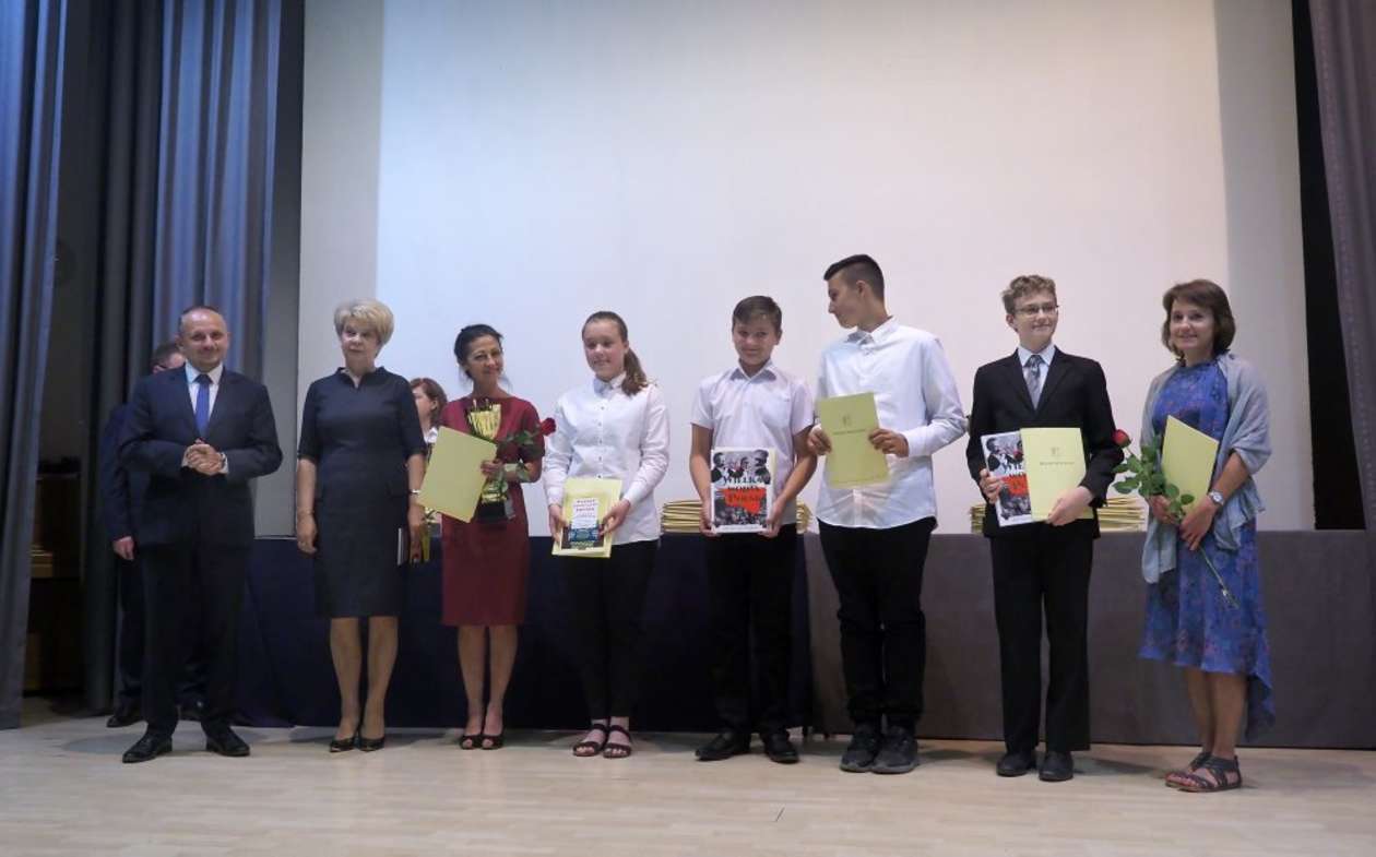  Uczniowie-laureaci odebrali nagrody prezydenta Lublina (zdjęcie 14) - Autor: Wojciech Nieśpiałowski