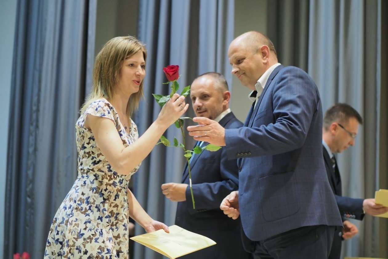  Uczniowie-laureaci odebrali nagrody prezydenta Lublina (zdjęcie 10) - Autor: Wojciech Nieśpiałowski