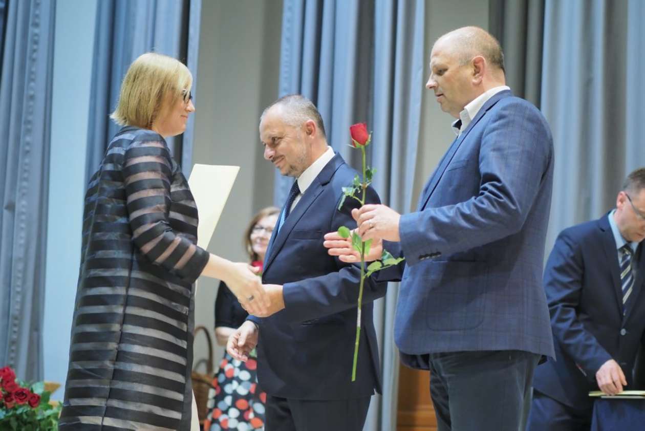  Uczniowie-laureaci odebrali nagrody prezydenta Lublina (zdjęcie 9) - Autor: Wojciech Nieśpiałowski