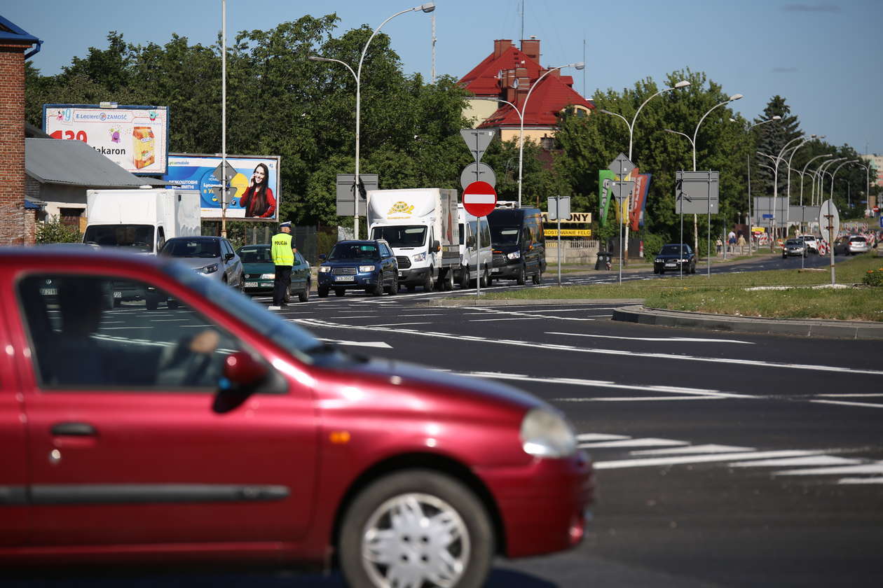  Zmiany na skrzyżowaniu w Zamościu (zdjęcie 1) - Autor: Kazimierz Chmiel