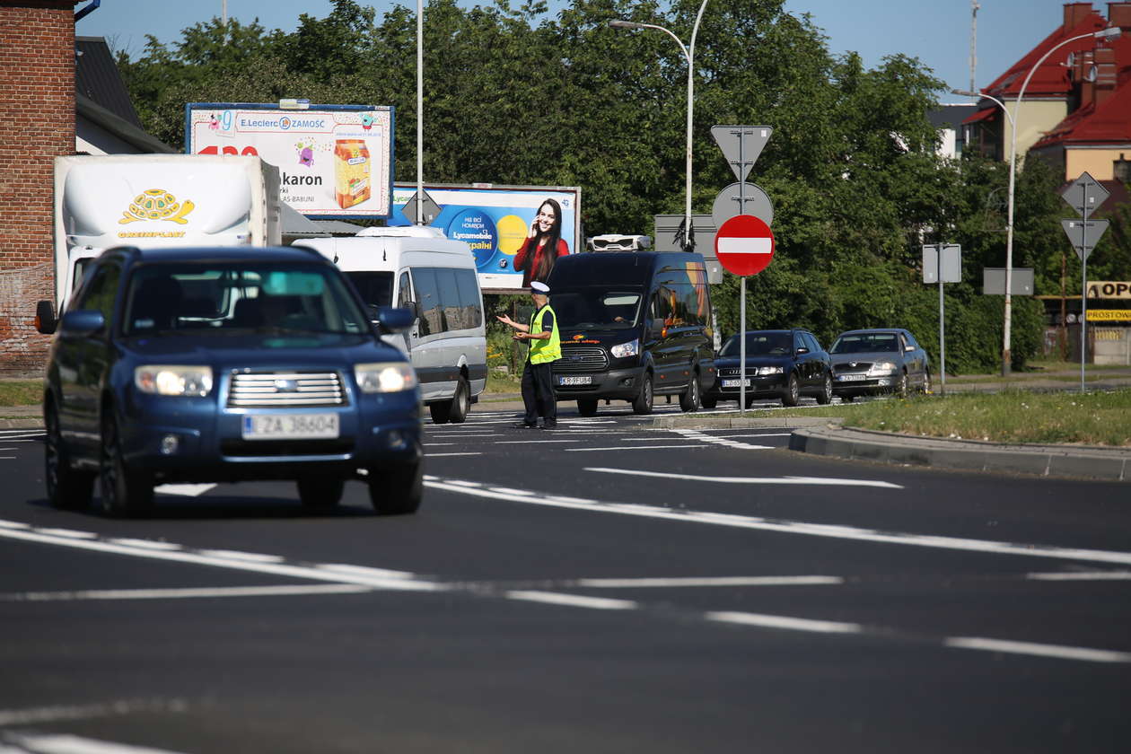  Zmiany na skrzyżowaniu w Zamościu (zdjęcie 11) - Autor: Kazimierz Chmiel