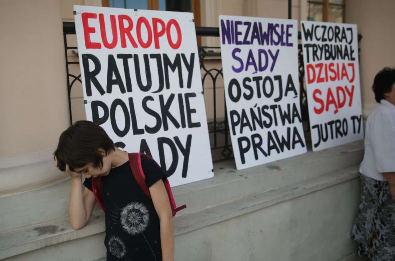 Manifestacja KOD w Lublinie - Autor: Wojciech Nieśpiałowski