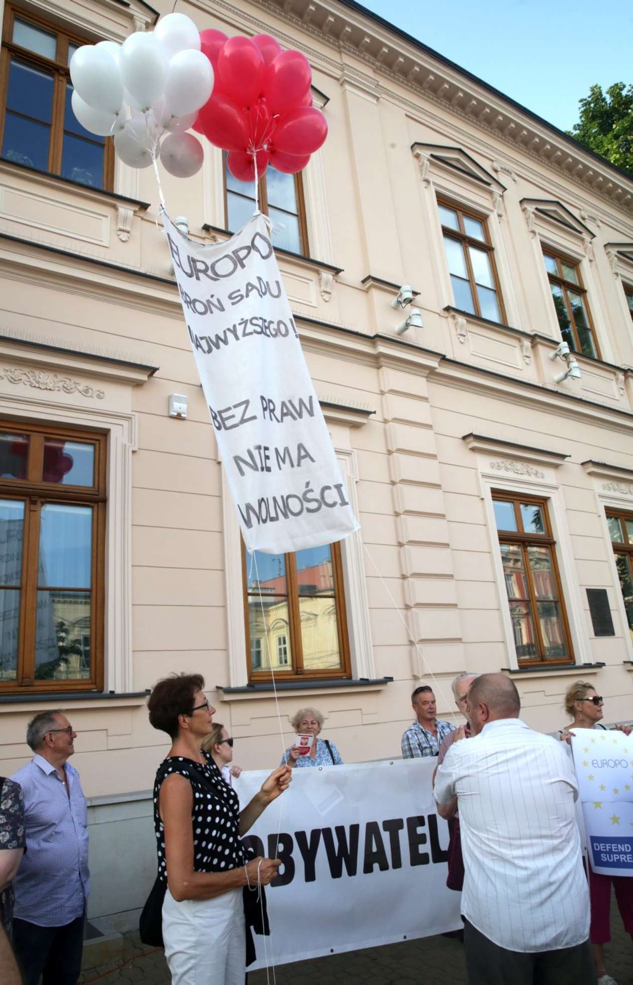  Manifestacja KOD w Lublinie (zdjęcie 19) - Autor: Wojciech Nieśpiałowski