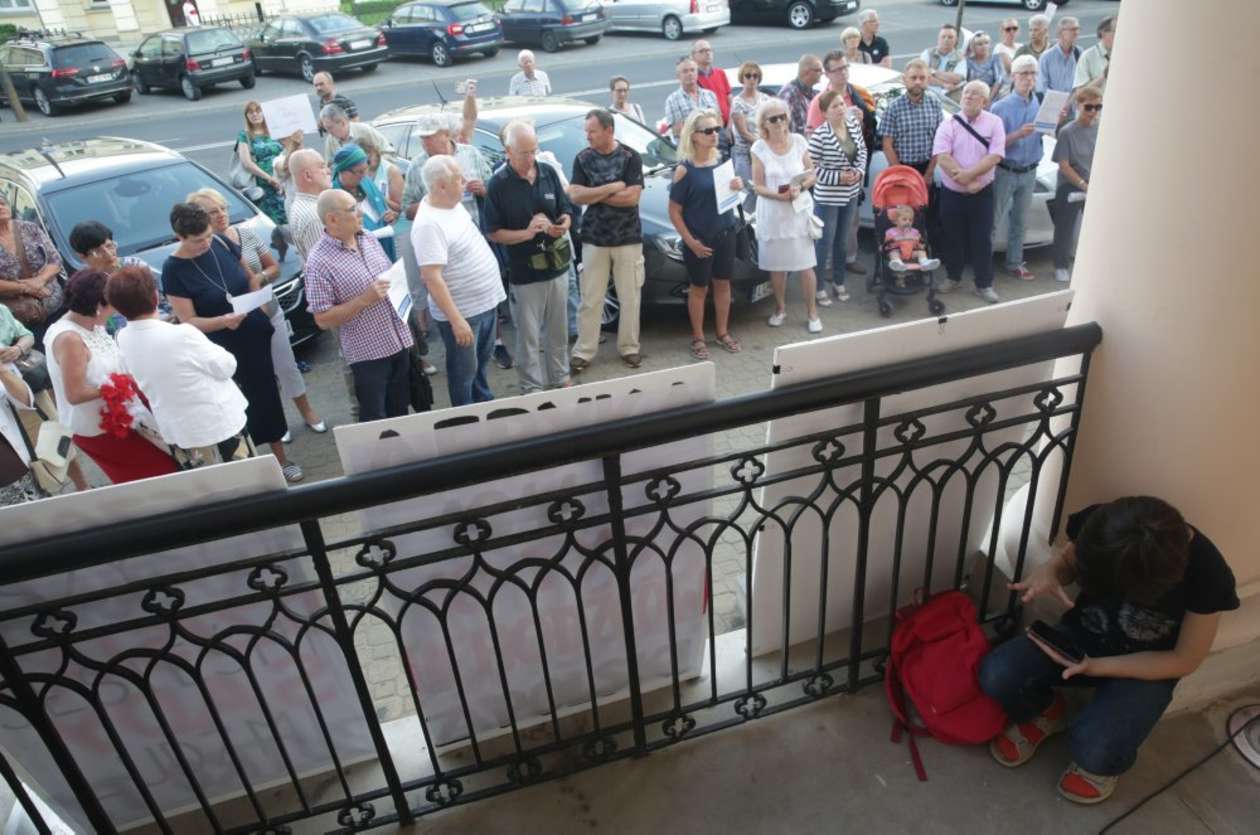  Manifestacja KOD w Lublinie (zdjęcie 11) - Autor: Wojciech Nieśpiałowski