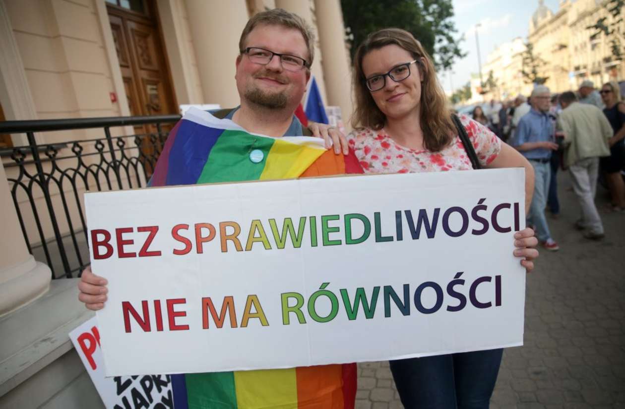  Manifestacja KOD w Lublinie (zdjęcie 5) - Autor: Wojciech Nieśpiałowski