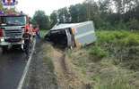 Wypadek w Bałtowie: Kierowca zakleszczony w samochodzie (zdjęcie 3)