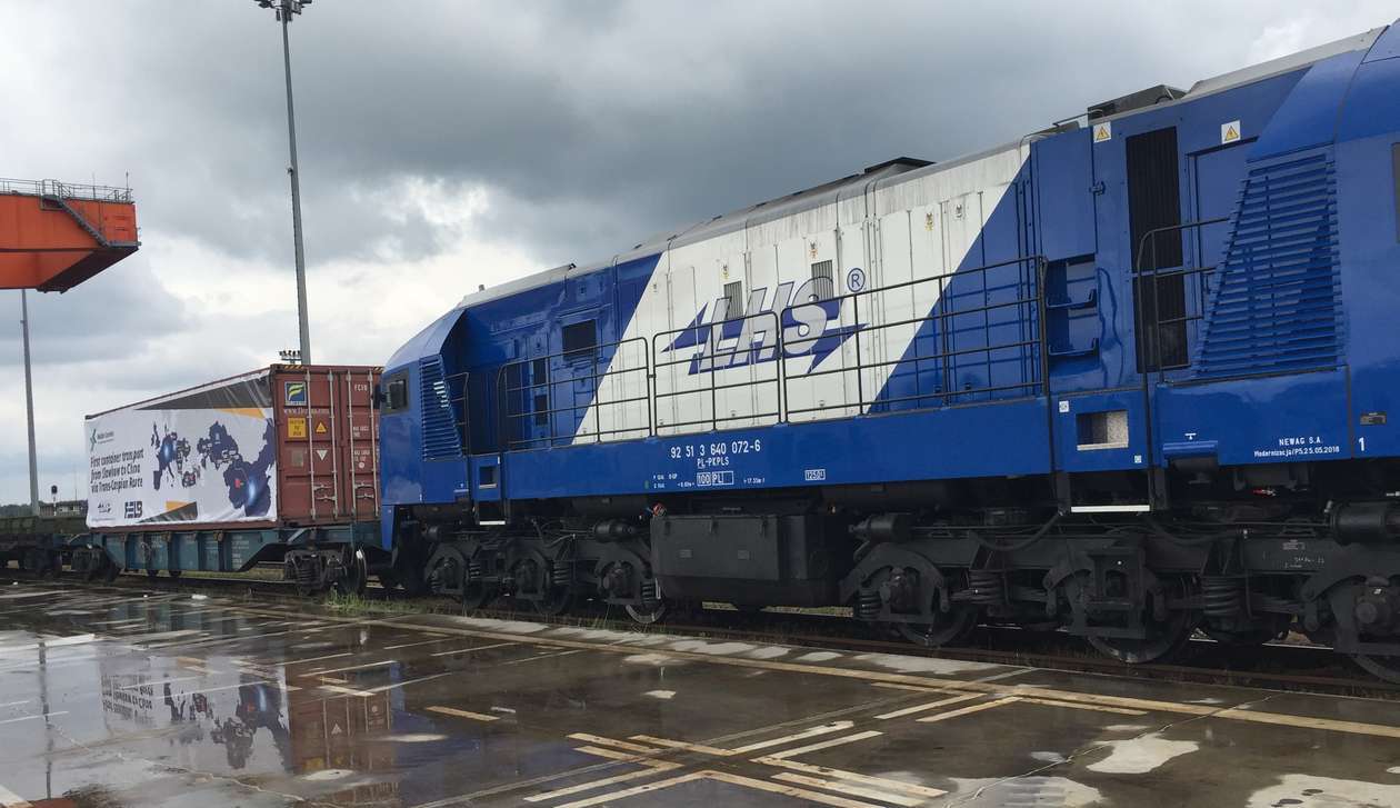 Pociąg z kontenerem z Polski do Chin. Zamojski przewoźnik testuje nową trasę - Autor: materiały prasowe