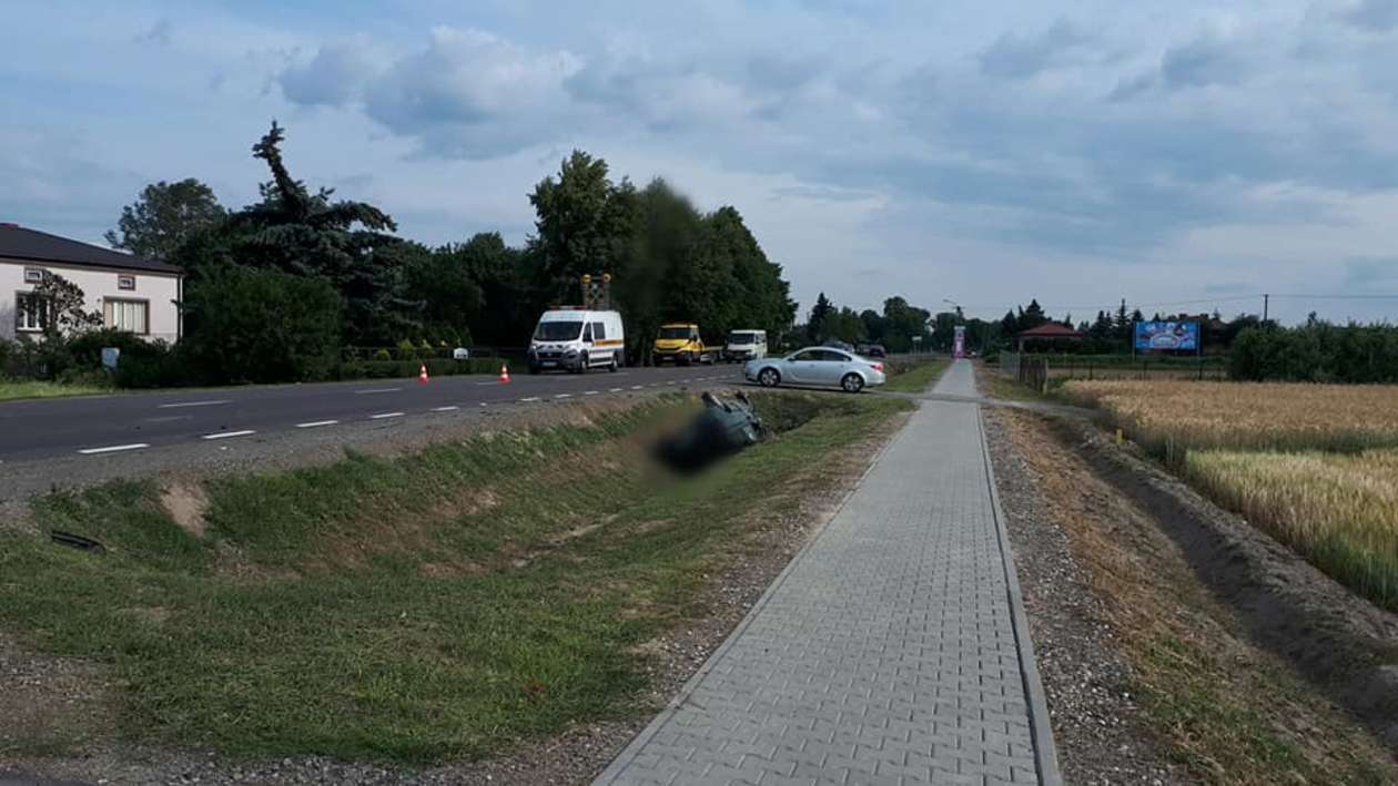  Wypadek w Turowie 17.06.2018  - Autor: Pomoc drogowa freehol.pl 793 793 136
