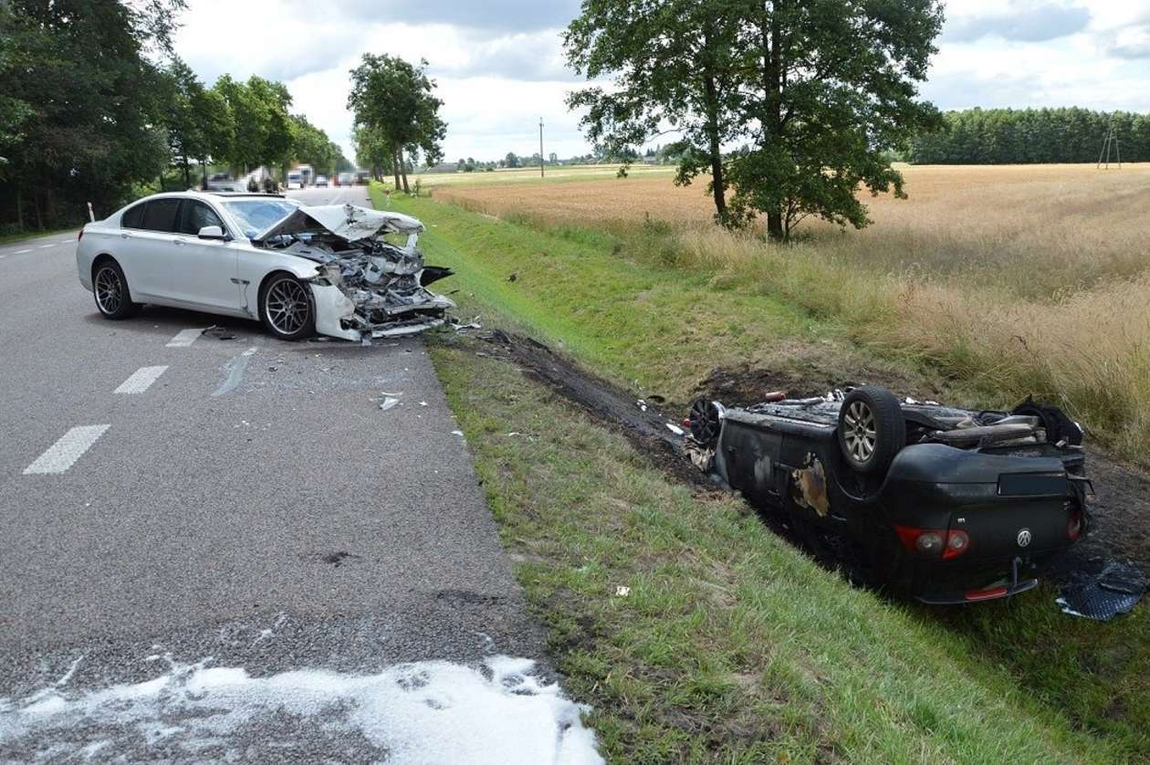 Wypadek na K2 w miejscowości Tłuściec