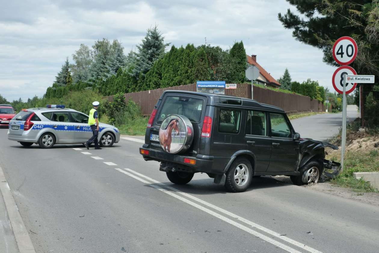 Choiny: Land rover zderzył się z oplem. 