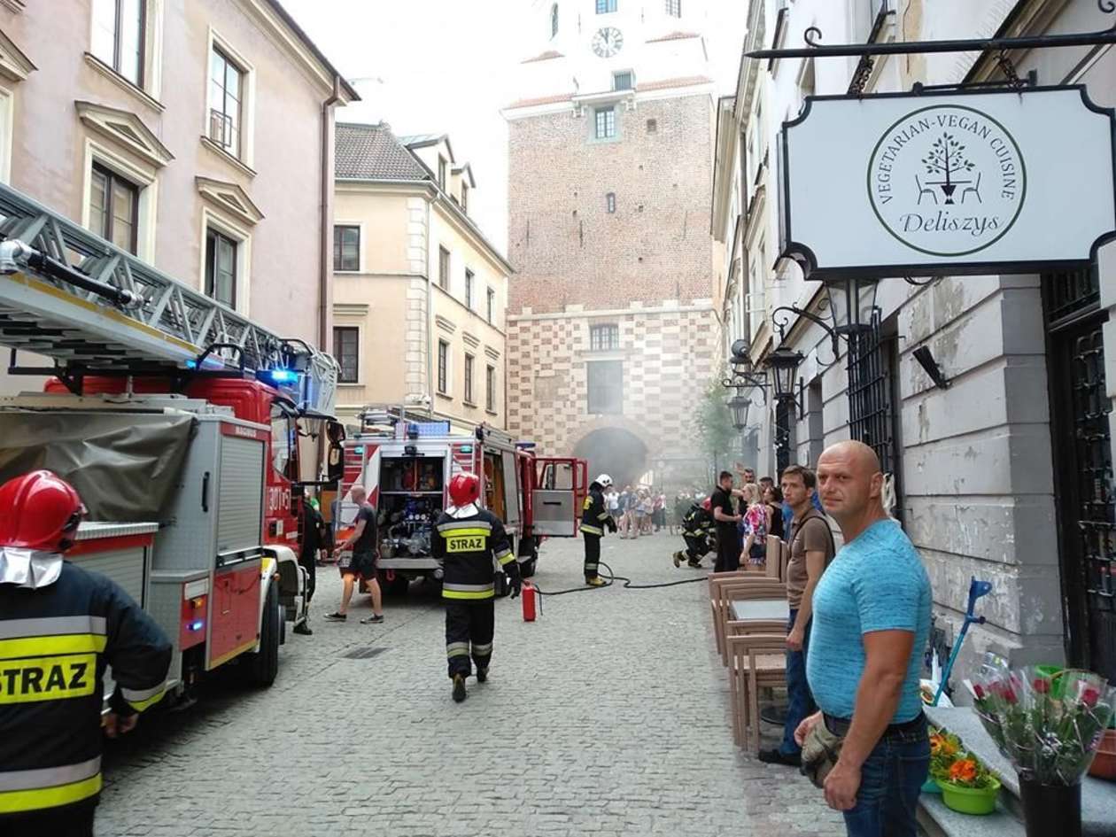 Akcja strażaków na Starym Mieście