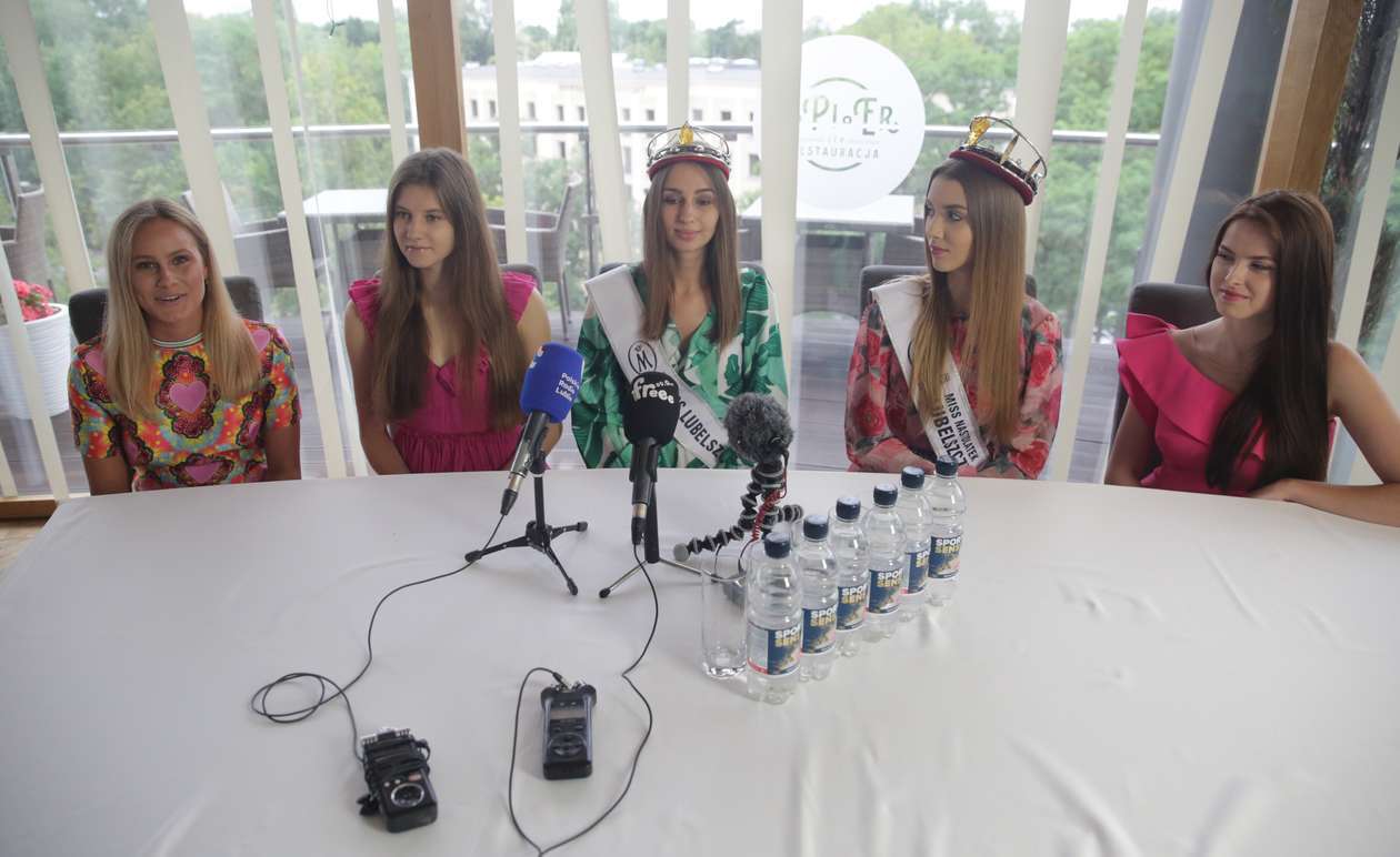 Konferencja Miss Polski Lubelszczyzny