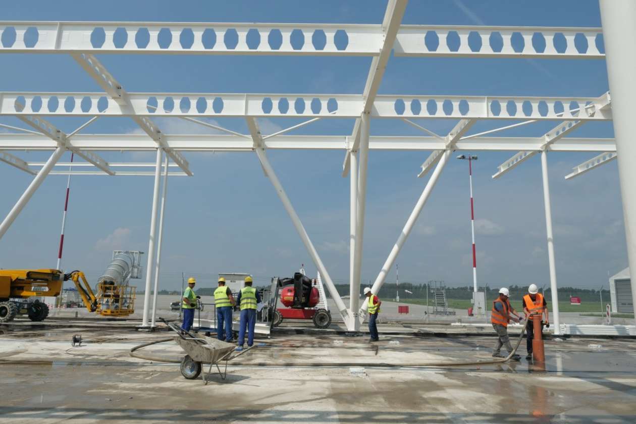  Rozbudowa terminala Portu Lotniczego Lublin (zdjęcie 1) - Autor: Maciej Kaczanowski