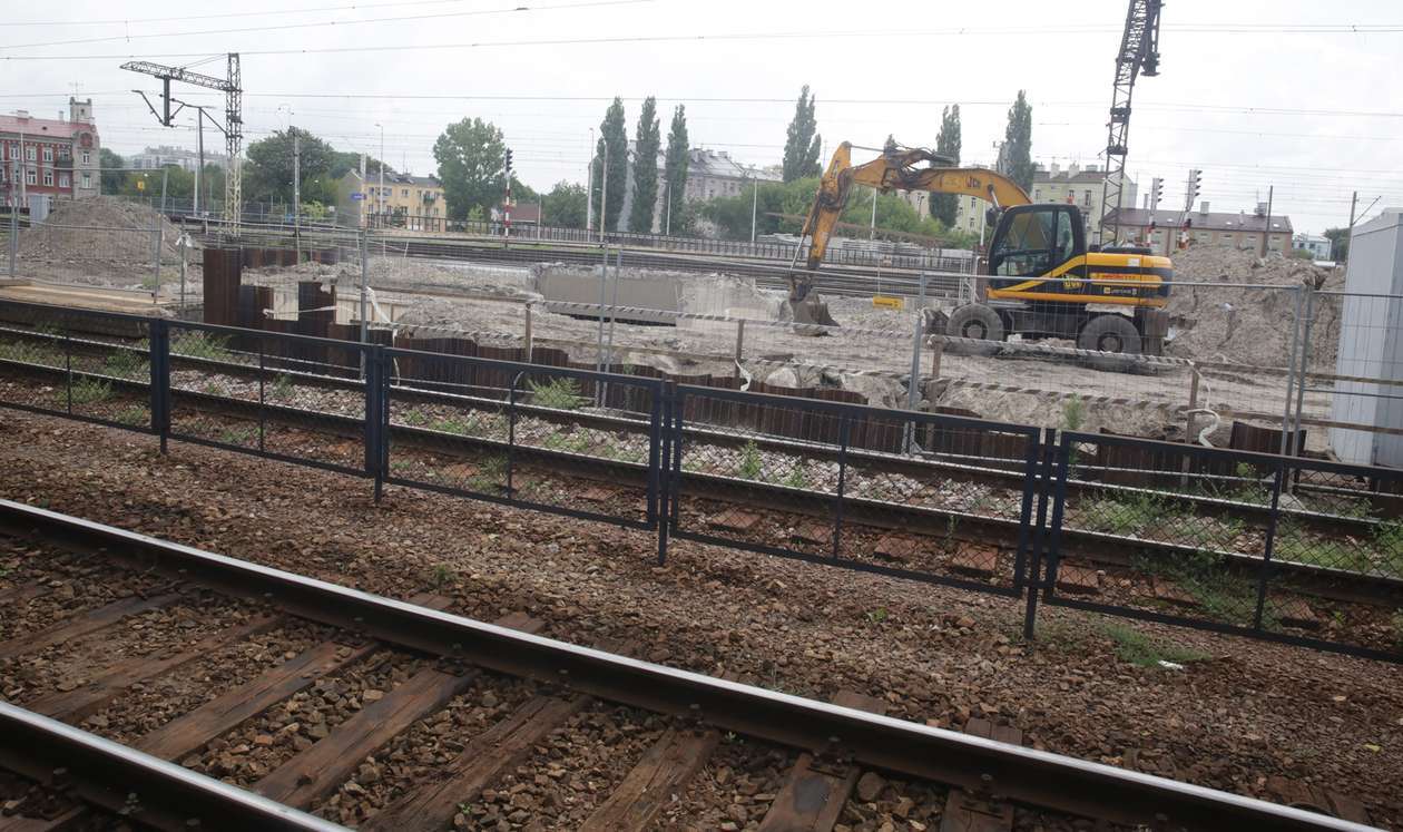  Prace na torach w okolicach dworca kolejowego w Lublinie (zdjęcie 8) - Autor: Wojciech Nieśpiałowski