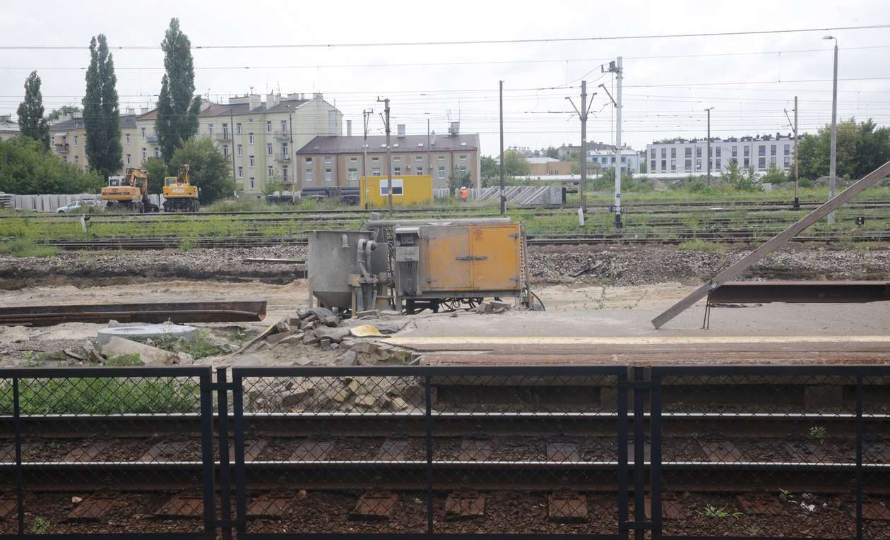  Prace na torach w okolicach dworca kolejowego w Lublinie (zdjęcie 6) - Autor: Wojciech Nieśpiałowski