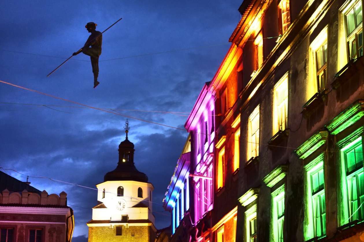 Carnaval Sztukmistrzów 2018: iluminacja Starego Miasta - ostatnia próba