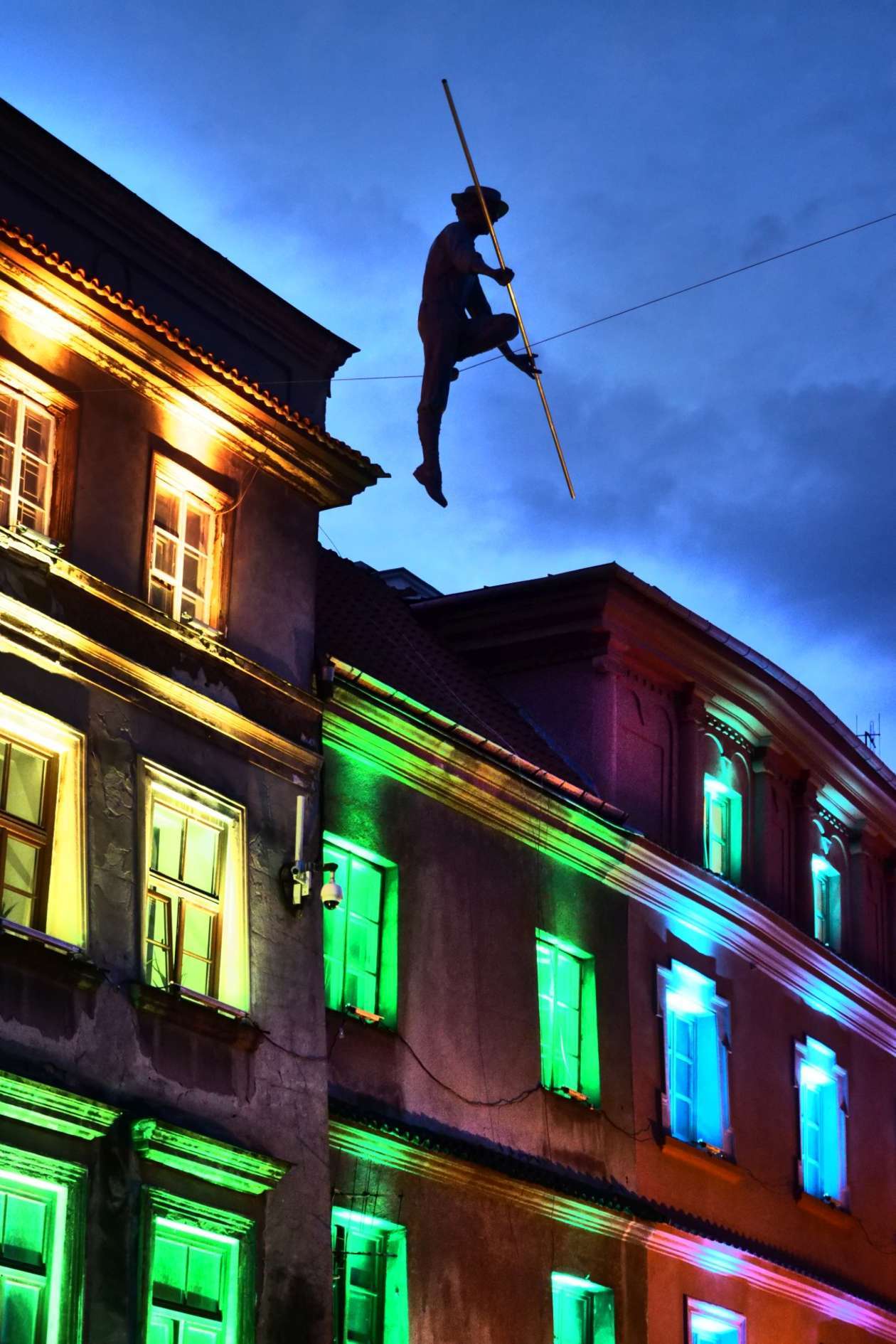  Carnaval Sztukmistrzów 2018: iluminacja Starego Miasta - ostatnia próba (zdjęcie 4) - Autor: Maciej Kaczanowski