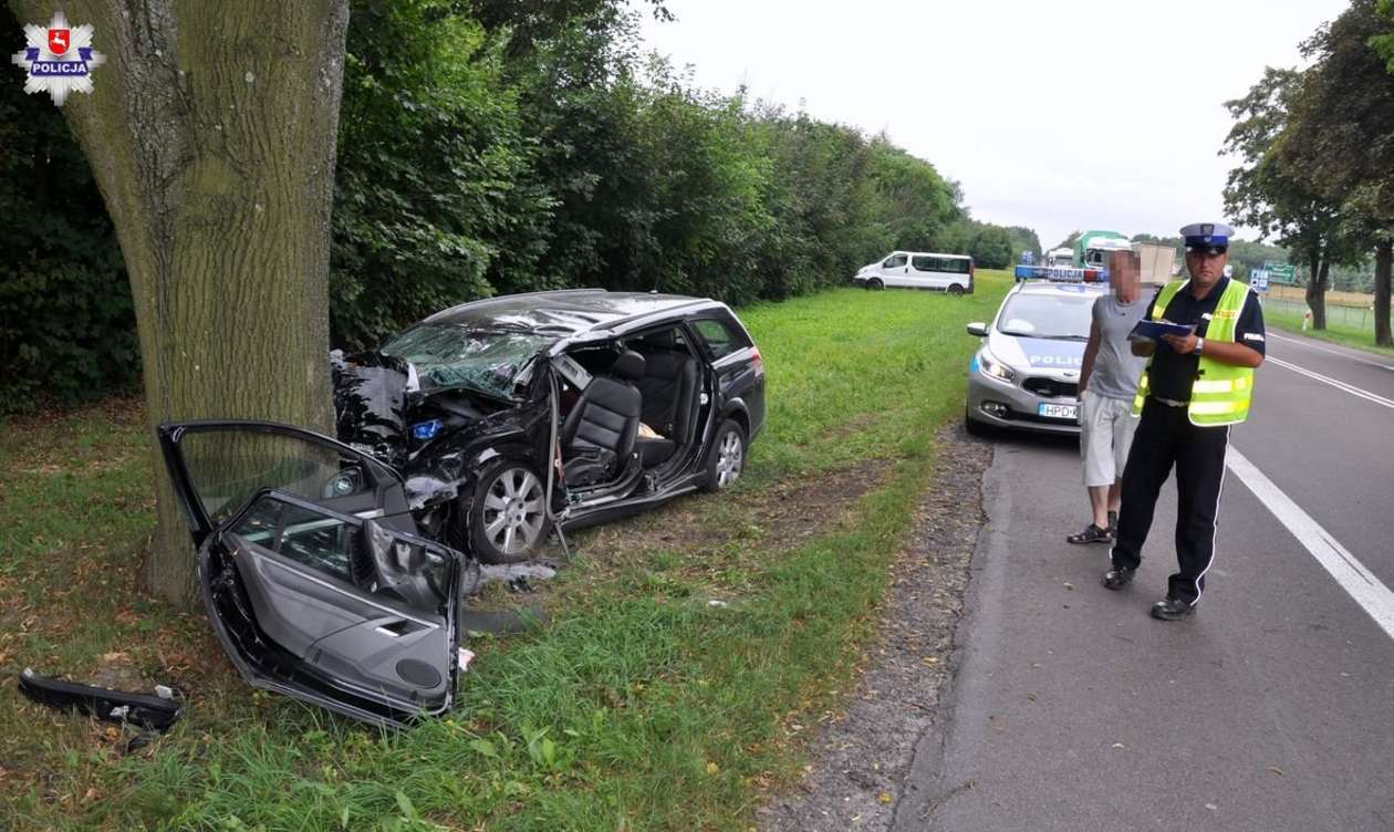 Wypadek na DK 19 w Pułankowicach