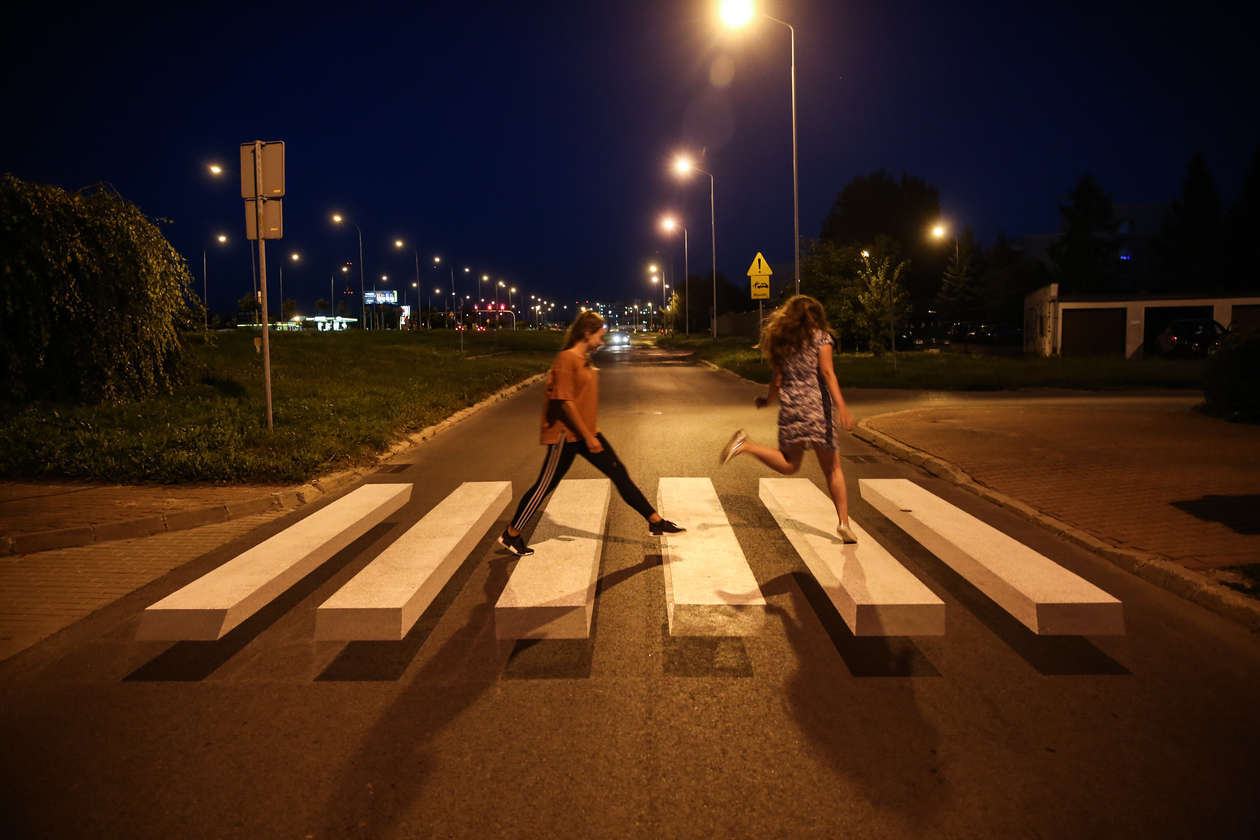 Przejście dla pieszych 3D w Zamościu - Autor: Kazimierz Chmiel