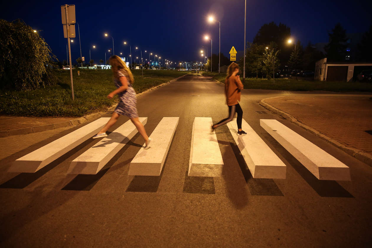  Przejście dla pieszych 3D w Zamościu (zdjęcie 3) - Autor: Kazimierz Chmiel